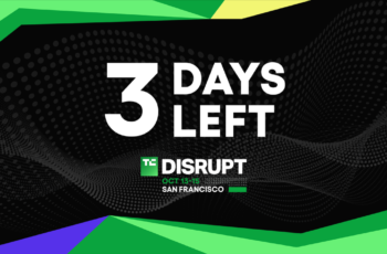 Final 3 days to save up to $500 on your Disrupt 2026 pass