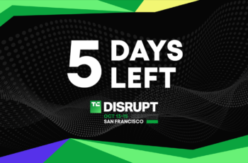 5 days left to lock in the lowest Disrupt 2026 rates