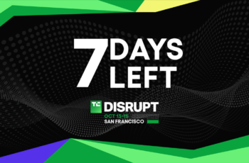 7 days until ticket prices rise for Disrupt 2026